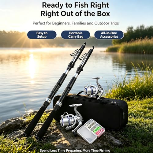 Fishing Pole Combo Set (4 Count)