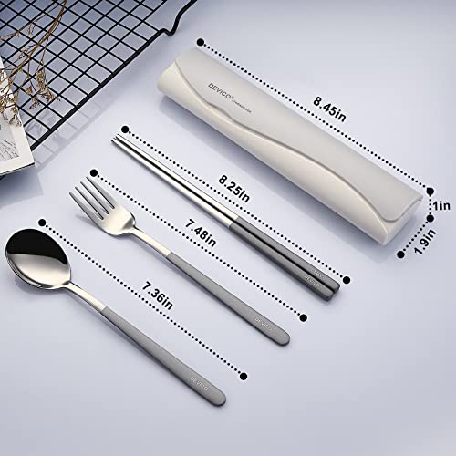 Travel Utensils with Case (4 Count)