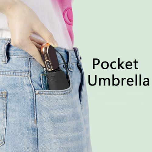 Mini Travel Compact Automatic Umbrella Small Lightweight Folding Rain Windproof Auto Open