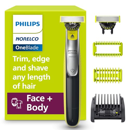 Philips Norelco OneBlade 360 Hybrid Face + Body Trimmer and Shaver