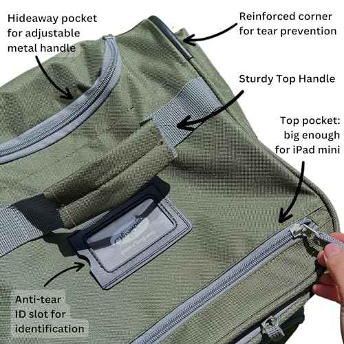 33 inch Jumbo Size 8 Pockets Wheeled Rolling Duffel Bag Water Resistant Luggage Lightweight Travel Suitcase with Retractable Handle