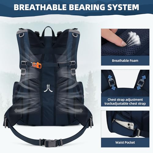 40L Waterproof Hiking Backpack