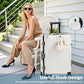 Zipperless Luggage 28inch Checked Hard Shell Suitcases with Wheels