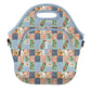 LunchTote Zippered Bag Insulated Neoprene Caddy (Garden Quilt / X-Large 6.5 Quart Lunch Tote)