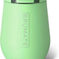 BrüMate Uncork'd 14oz 100% Leakproof Insulated Wine Tumbler | Locking Lid | Insulated Stainless Steel Wine Glass | Perfect For Travel & Outdoors | BPA-Free (Kiwi)