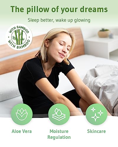 Travel Pillow with Activated Charcoal Memory Foam