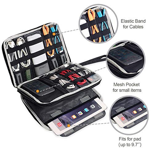 Double Layer Electronics Organizer