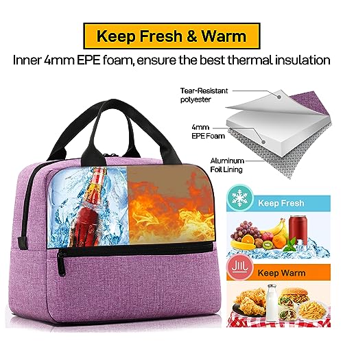 Insulated Lunch Bag for Women Men