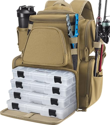 Fishing Backpack with 2 Rod Holders