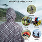 Hooded Rain Poncho for Adult with Pocket