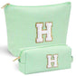 Initial Makeup Bag for Women
