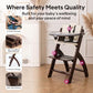 Beyond Junior Convertible Wooden High Chair with Removable Tray
