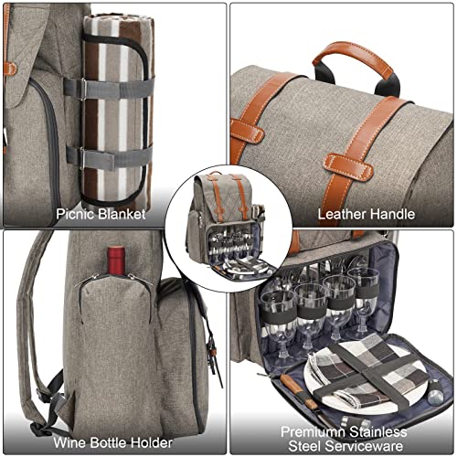 Picnic Backpack for 4 Person w