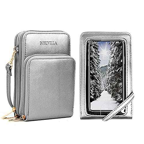 Crossbody Cellphone Purse Women Touch Screen Bag RFID Blocking Wallet Handbag Shoulder Strap