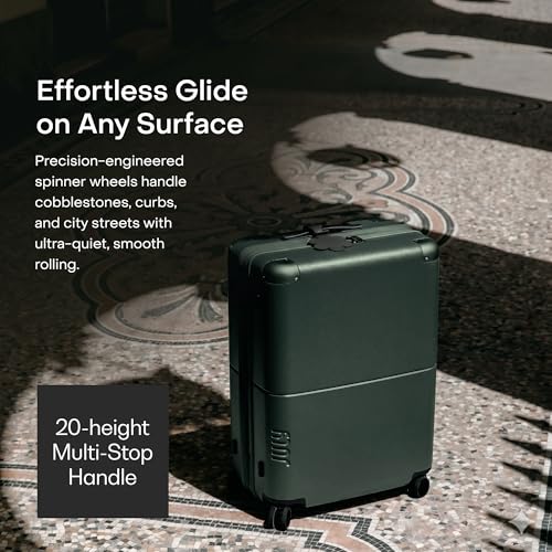 Checked Expandable Suitcase