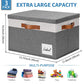 Extra Large Storage Bins with Lids