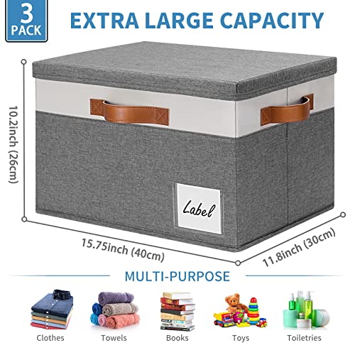 Extra Large Storage Bins with Lids