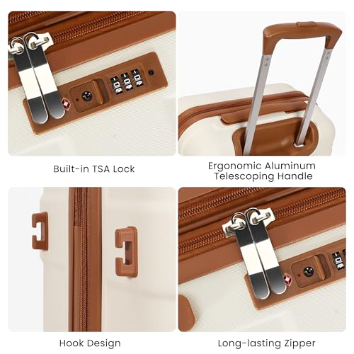 Luggage Sets 3 Piece with Spinner Wheel (3 Count)