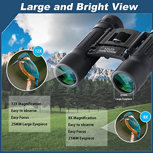 12x25 Mini Binoculars