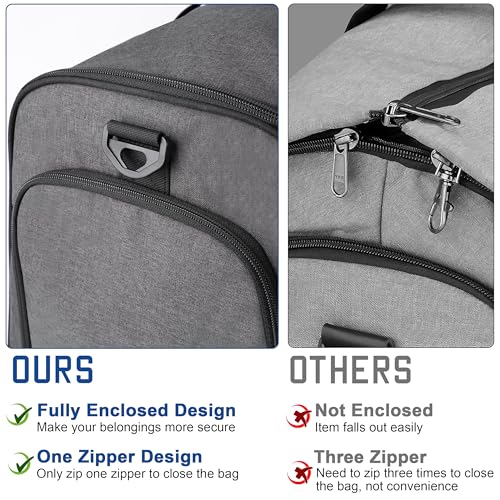 2 in 1 Garment Duffle Bags for Travel Mens Carry