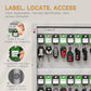 192 Key Lock Box Smart Key Organier Cabinet with Keypad & App for Office