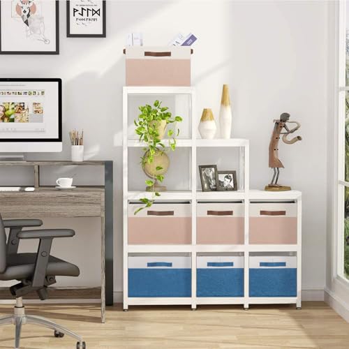 Large Fabric Storage Bins with Handles