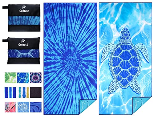 Microfiber Beach Towel Oversized 71x32 (2 Count)