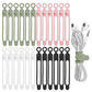 24Pcs Silicone Cable Ties (24 Count)