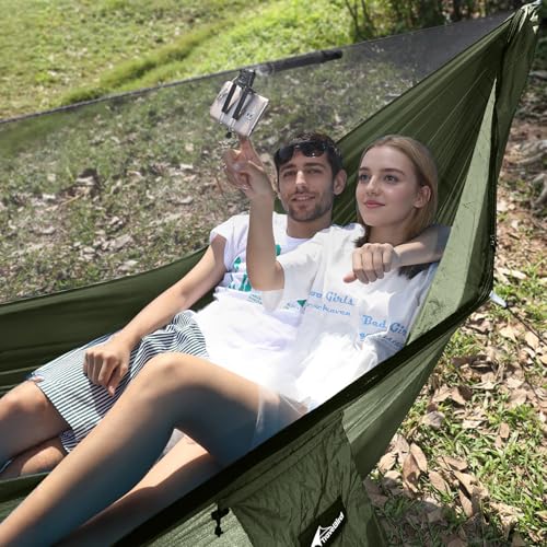 Camping Hammock with Mosquito Net and Ridge Rope