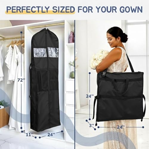 Wedding Dress Garment Bag 72"