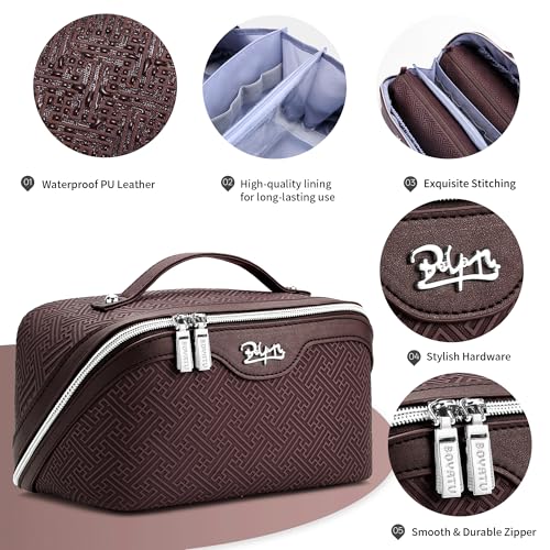 Travel Makeup Bags for Women (3 Count)