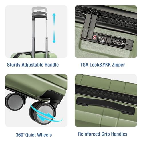 Carry On Luggage 22x14x9 Airline Approved