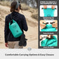 5/10/25/30/40L Waterproof Dry Bag, Small Lightweight Roll Top Dry Bag Backpack w/Waterproof Phone Case, Kayaking, Travel, Hiking, Fishing, Tubing, Camping, the Beach, Men/Women (Teal)