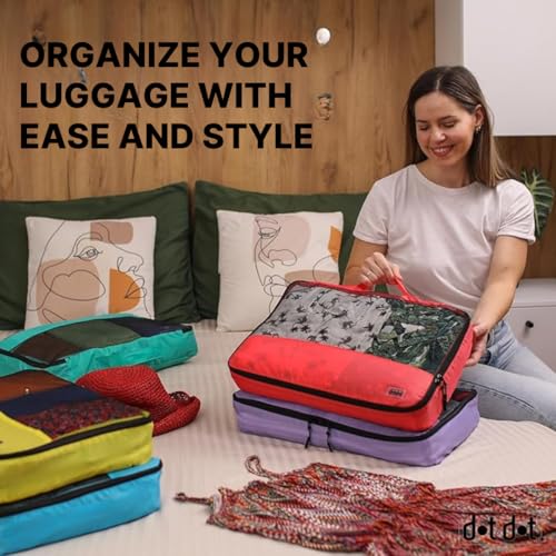 Medium Packing Cubes for Travel (5 Count)
