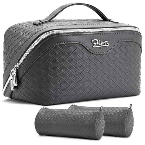 Travel Makeup Bag Cosmetic Bags for Women (3 Count)