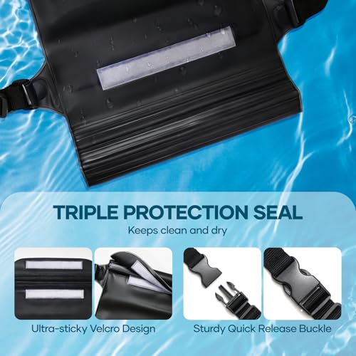 Waterproof Bag Fanny Packs for Women (2 Count)