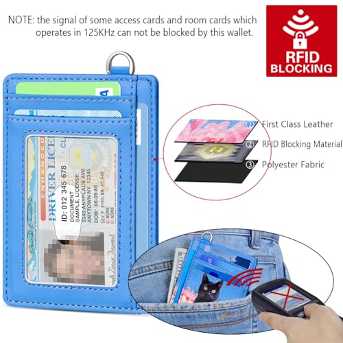 Slim Minimalist Wallet RFID Credit Card Holder for Men