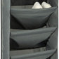 Amazon Basics 8 Tier Over the Door Shoe Organizer, Large, Dark Grey