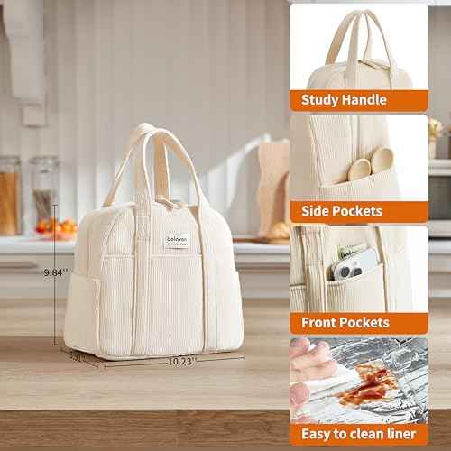 Insulated Lunch Bag for Women