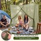 Green Mosquito Net for Bed
