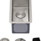 KRAUS Standart Pro 10-inch Undermount Single Bowl 16 Gauge Stainless Steel Bar Kitchen Sink, KHU101-10