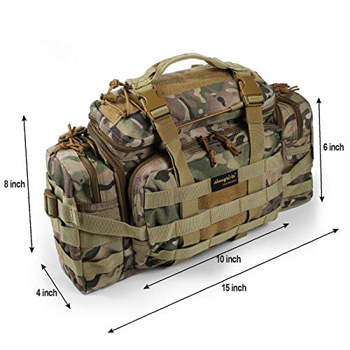 Tactical Range Bag Outdoor Sling Backpack Hiking Fanny Waist Pack