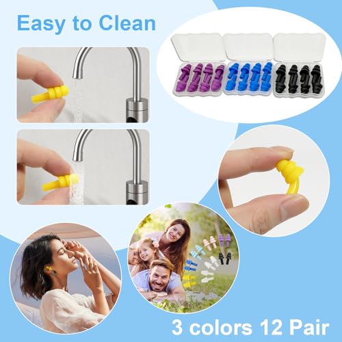 Ear Plugs for Sleeping (12 Count)