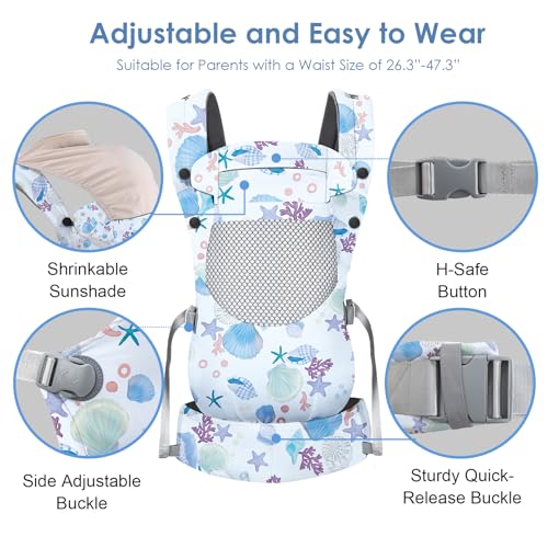 Baby Carrier Breathable Infant Carriers for 7
