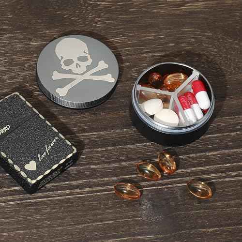 Small Pill Case 3 Compartments