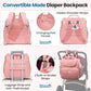 4 in 1 Convertible Diaper Bag Backpack