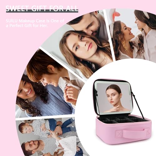 Makeup Bag with Led Mirror