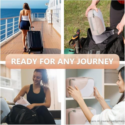 10 Set Packing Cubes for Travel (10 Count)