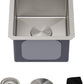 KRAUS Standart Pro 13-inch Undermount Single Bowl 16 Gauge Stainless Steel Bar Kitchen Sink, KHU101-13