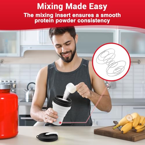Protein Shaker Bottle Collapsible